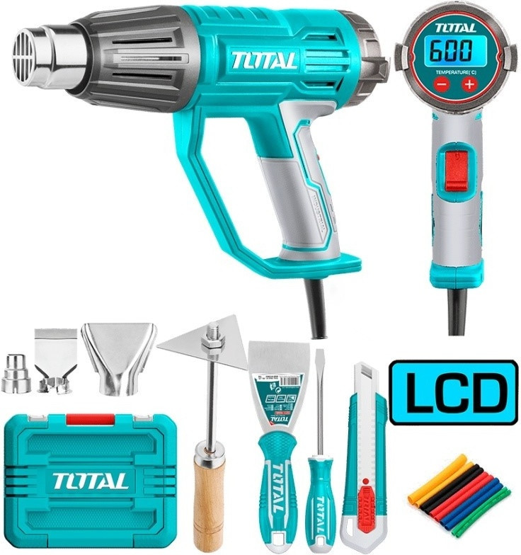 Фен строительный Total TB200561 в кейсе