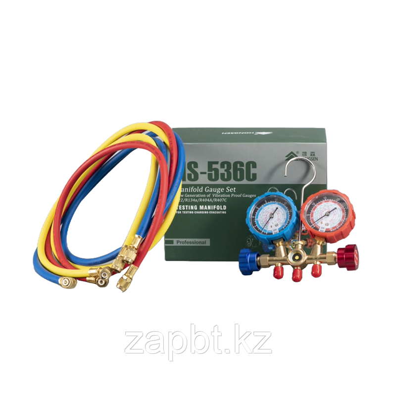 Коллектор манометрический HONGSEN HS-536C R22 R134a R404A, фото 1