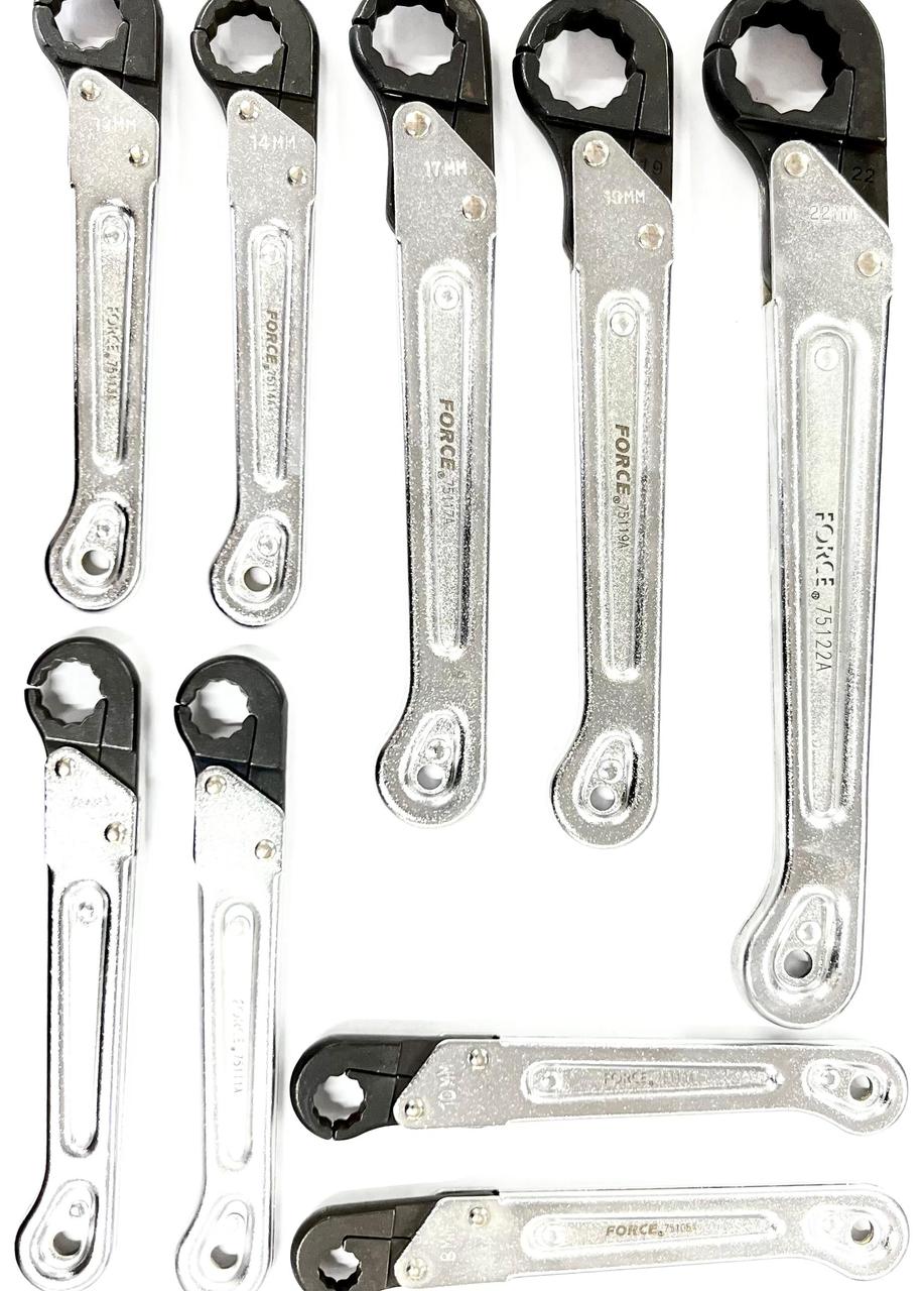 Набор ключей накидных разъёмных 8-22 мм. (8 пр.), фото 1