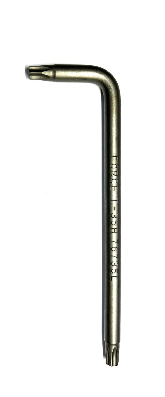 Ключ Torx Т-35H (Г-образный) с отверстием (длинный), фото 1