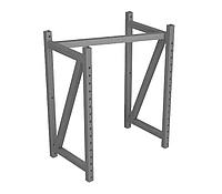 Ферма для щита баскетбольного с изменением высоты (305 - 260см) ЭКО