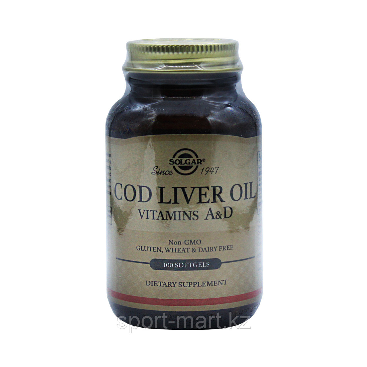 Ливерное масло Solgar Cod Liver Oil 462 мг 100 капсул