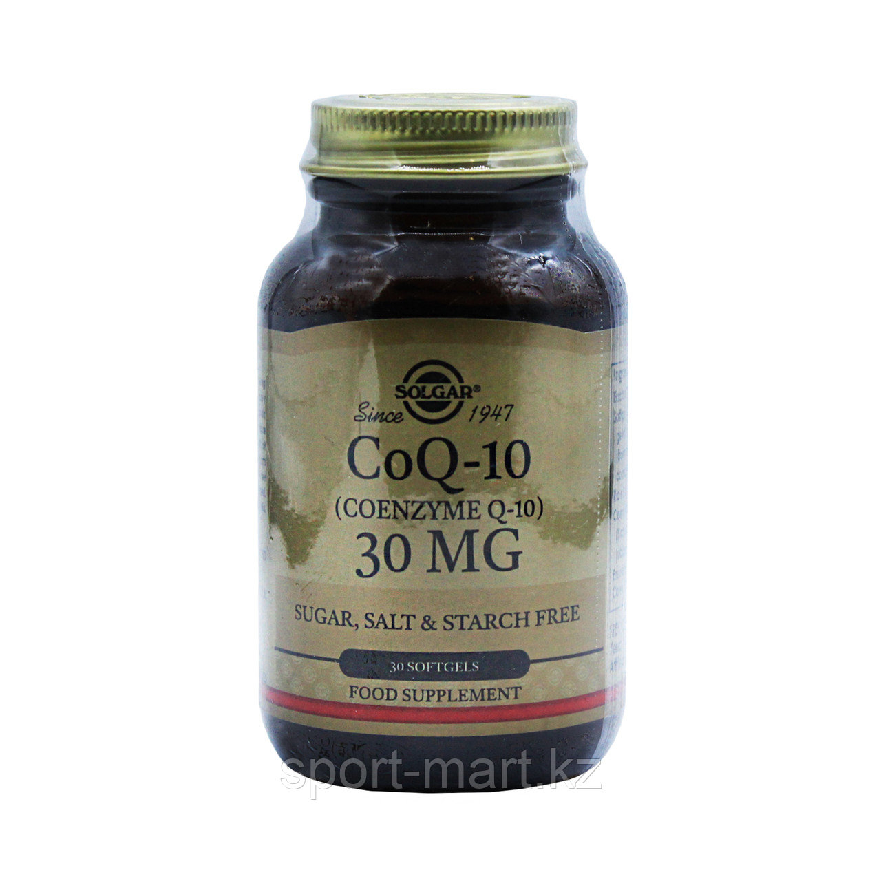 Коэнзим Solgar CoQ-10 30 мг 30 софтгелей