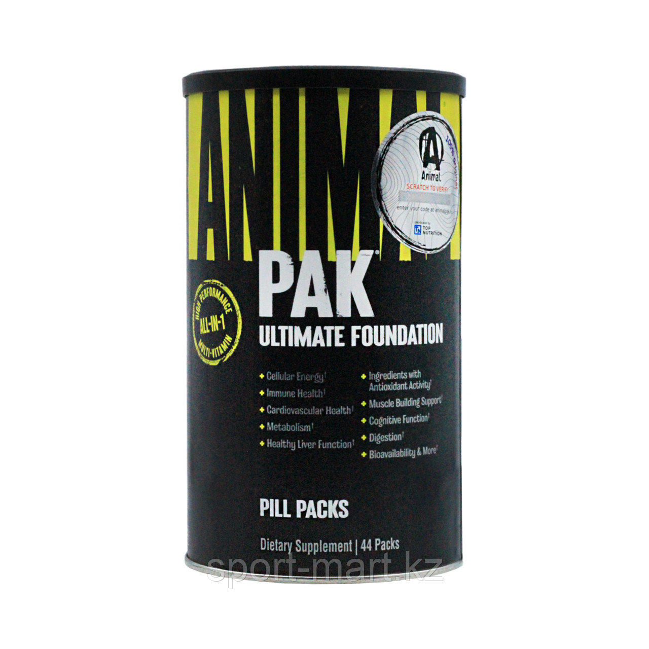 Мультивитаминдер Universal Nutrition Animal Pak 44 пакет, фото 1