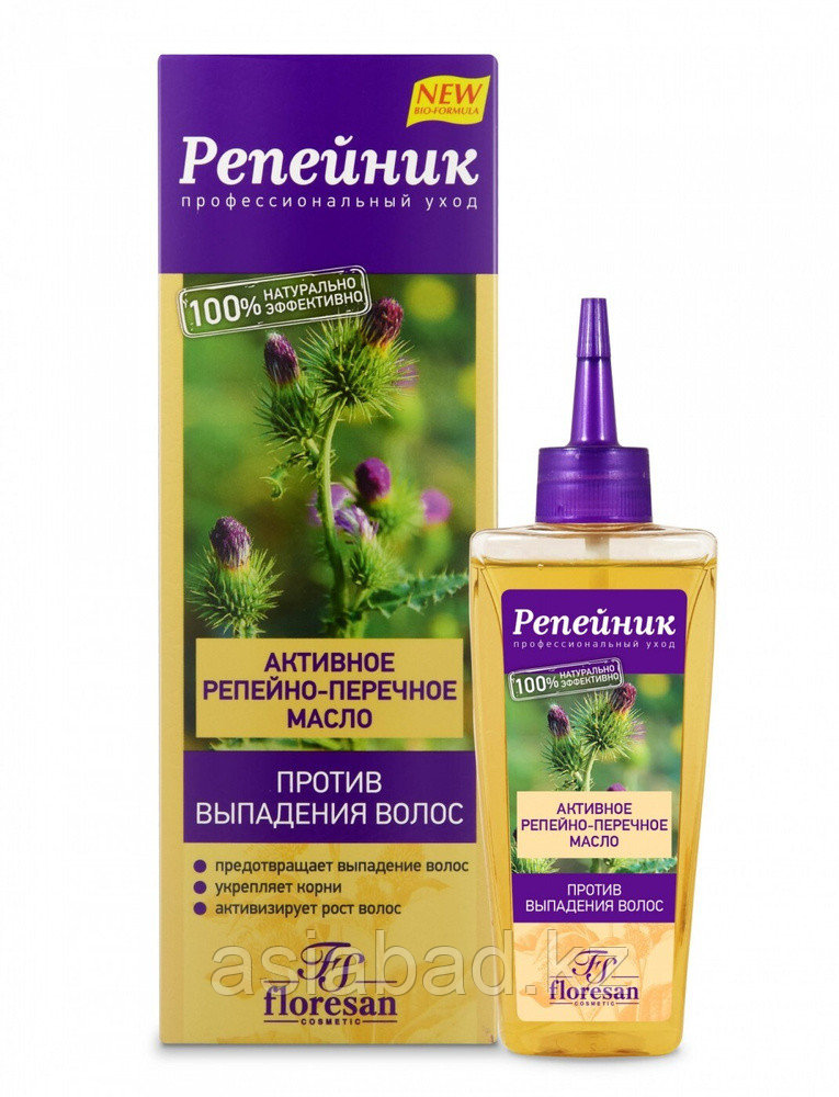 Floresan - Активное репейно-перечное масло против выпадения волос 100мл, фото 1