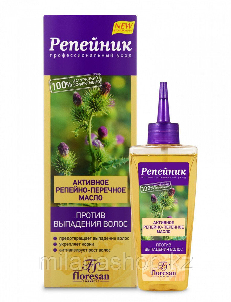 Floresan - Активное репейно-перечное масло против выпадения волос 100мл, фото 1