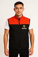 Жилеты с вышивкой логотипом