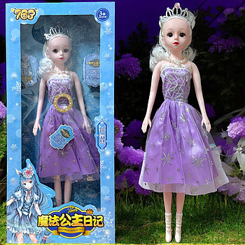 Помятая упаковка!!! 2858-3 Кукла принцесса ростовая 60х27см