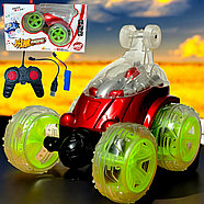 Помятая упаковка!!! 889-35 Перевертыш машина на р/у с аккум 29х17см, фото 2