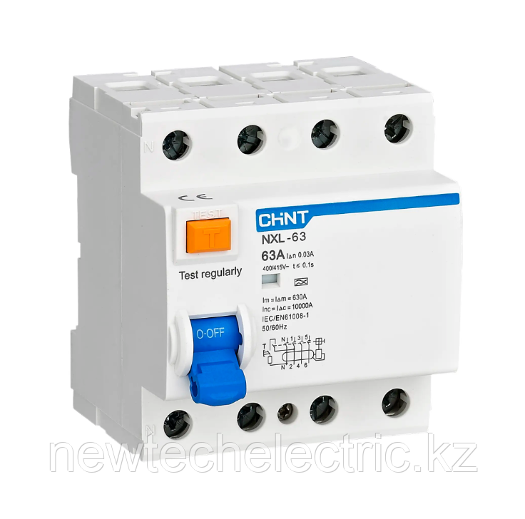 280931 УЗО NXL-63 10kA 3P+N 25A 300mA AC (R)4, фото 1
