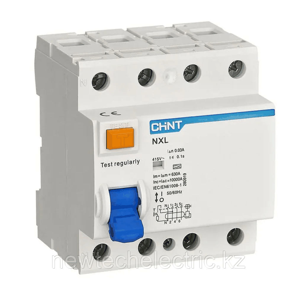 280790 УЗО NXL-63 6kA 3P+N 32A 30mA AC (R)4, фото 1