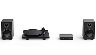 Комплект Pro-Ject Debut EVO 2 Colourful Audio System 2 Сатиновый черный