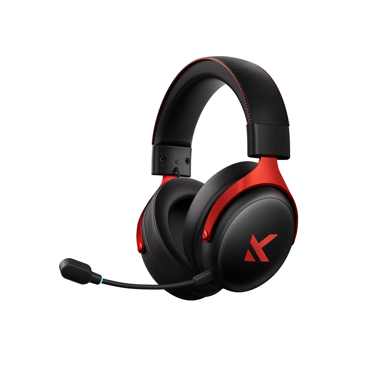 Наушники с микрофоном MCHOSE V9 Pro 7.1 Surround 53mm Drivers 2.4/BT/USB 2000mAh Black Red HW-V9-4