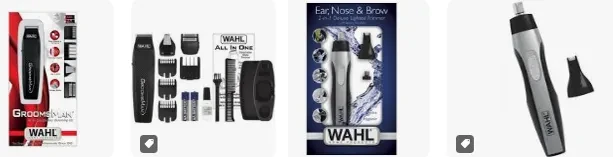 Триммер для усов и бороды Wahl Groomsman All in 1 Trimmer черный + Wahl Nose trimmer 05537-3016 + 05546-216