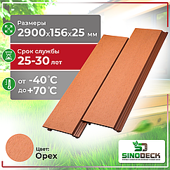 Фасадная панель из ДПК SinoDeck Bastone, Орех