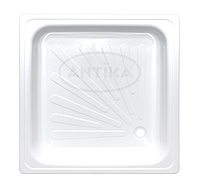 Душевой поддон Antika APS-80101, 80×80 см, низкий, сталь