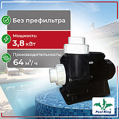 Насос Pool King WTB300T без префильтра 64 м³/час, 380 В