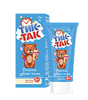 Svoboda - Тик-так Детская зубная паста, фруктовое мороженое 2+ 62мл