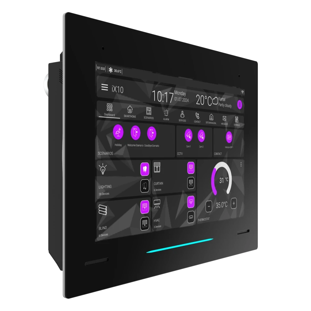 Interra iX10 Full Screen KNX / Полноэкранный KNX iX10