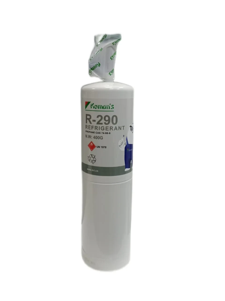 Фреон R290 Koman"s (в баллоне 0.4 кг)
