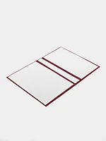 Папка адресная бумвинил бордовый, "Рамка", формат А4, STAFF, 121919