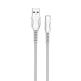 Кабель USB HOCO X37 Cool USB - Lightning, 2.4А, 1 м, белый, фото 2