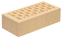 Кирпич одинарный (1НФ), 250х120х65 мм, Слоновая кость, береста