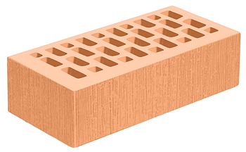 Кирпич одинарный (1НФ), 250х120х65 мм, Соломенный, береста-2