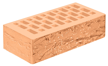 Кирпич одинарный (1НФ), 250х120х65 мм, Соломенный, винтаж
