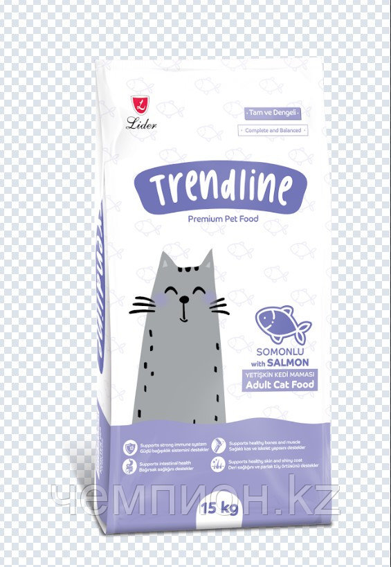 819286 Trendline Adult Cat Salmon, корм для взрослых кошек с лососем, уп.15кг.