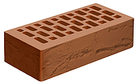Кирпич одинарный (1НФ), 250х120х65 мм, Терракотовый, руст