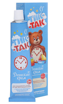 Svoboda - ТИК-ТАК Детский крем для ежедневного ухода за чувствительной кожей 41гр