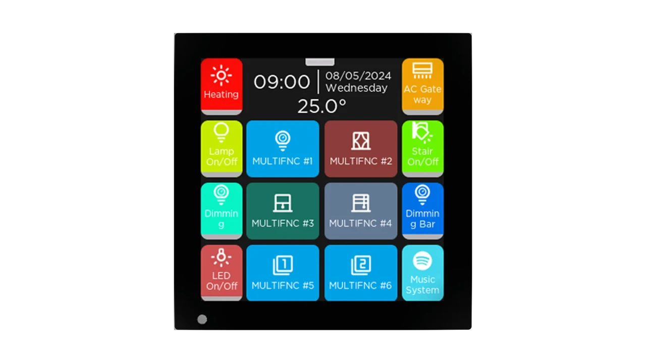 IX3 4" KNX Touch Panel, Black w/AQI / Сенсорная панель KNX iX3 - 4" AQI, Черный