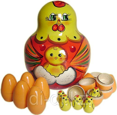 Матрешка Курица наседка