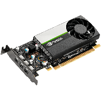 PNY GPU NVIDIA T400 4GB GDDR6 64bit, 1.094 TFLOPS, 30W, 3x mDP, Low Profile, 1 fan, 1 slot