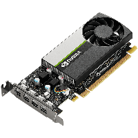 PNY NVIDIA GPU VCNT1000-SB 4GB GDDR6 128bit, 2.5 TFLOPS, PCIE 4.x16, 4x mDP, LP sinle slot, 1 fan