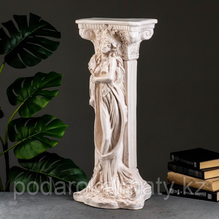 Колонна "С девушкой" состаренная 65см, фото 1