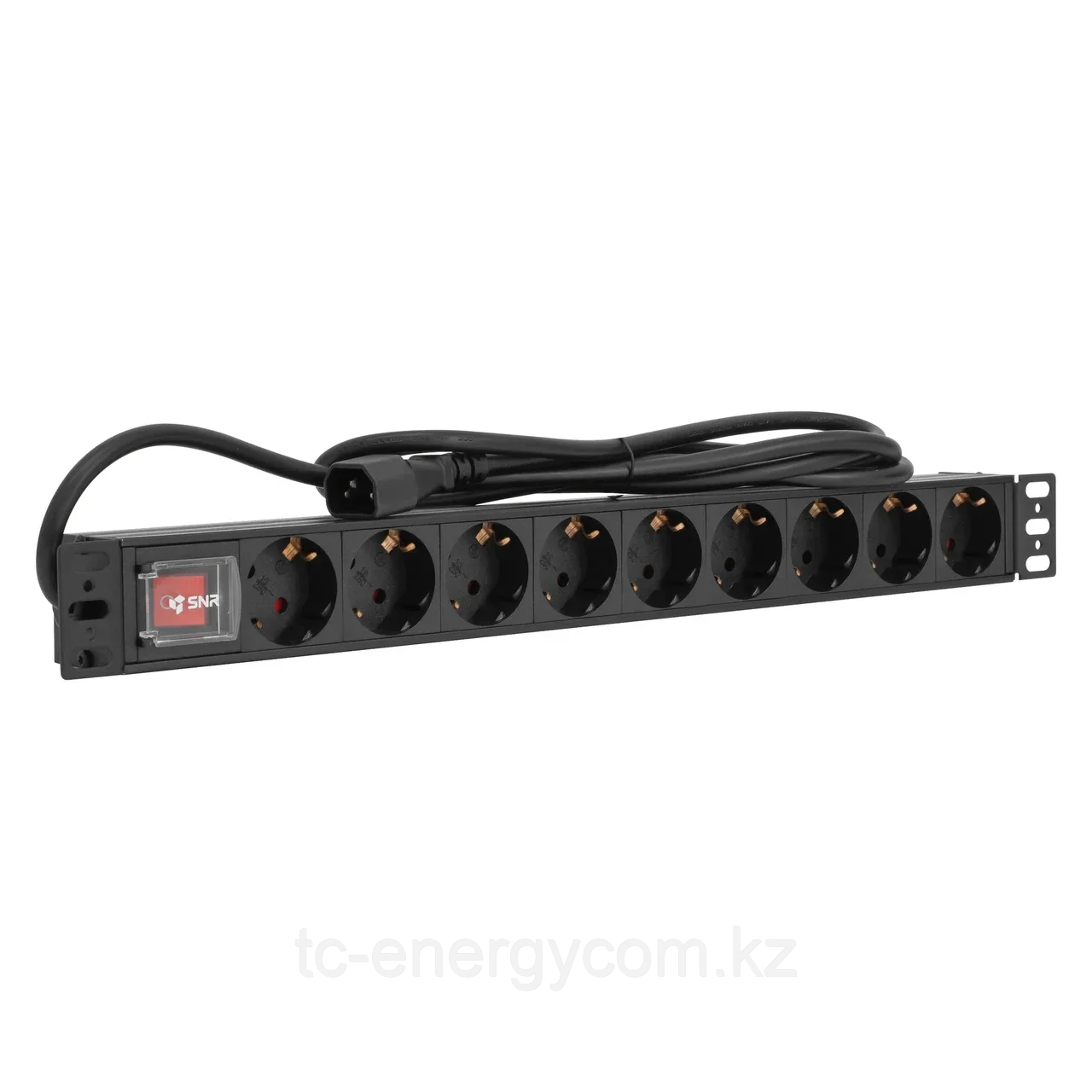 Блок розеток серии SNR-PDU базовый на 8xSchuko, без шнура питания с вилкой C14, 10A, фото 1