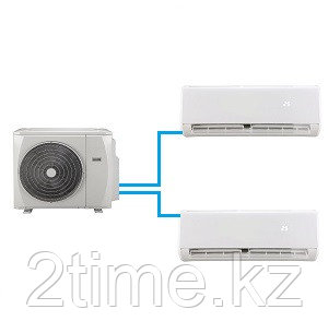 Мультисплит-система на 2комнаты до 50кв.м (настенный DITREEX Inverter)