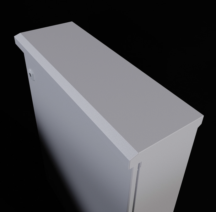 Дождевая крыша для настенного шкафа W600хD300мм (DM-M/DM-L), фото 1