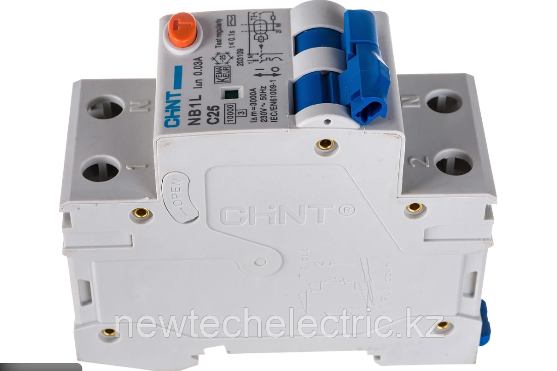203109 Диф. авт. выкл. NB1L 1P+N C25 30mA тип AC 10kA (36mm) (R)4