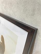 Рамка 60х40 см Темно - коричневая, фото 4