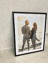 Рамка 70х50 см Темно - коричневая, фото 4