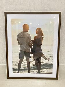 Рамка 70х50 см Коричневая