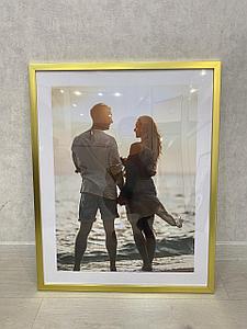 Рамка 60х40 см , Золотистая