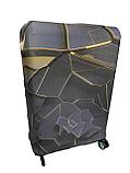 Чехол на большой пластиковый дорожный чемодан на 4-х колёсах, фото 3
