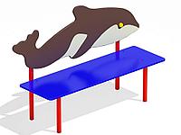 Детская лавочка «Касатка» МАФ 1705 от производителя