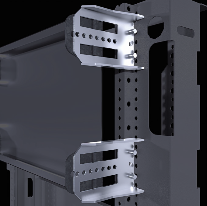 Кронштейны для крепления частичных монтажных плат (DM-M/DM-L)
