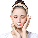 Бандаж утягивающий, послеоперационный, для лица OR-030 бежевый размер ХL ORGIN, фото 3