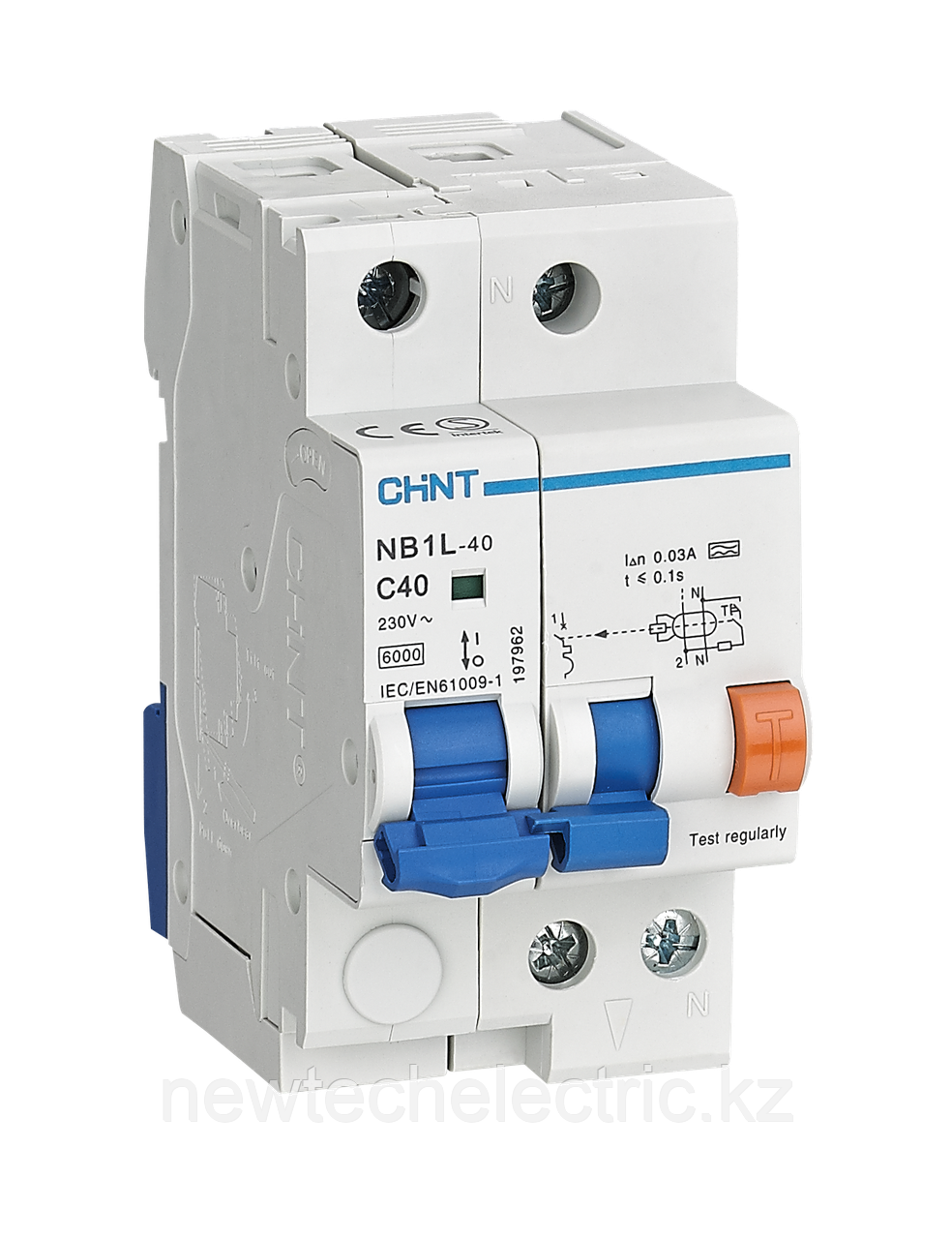 203019  Диф. авт. выкл. NB1L 1P+N C16 30mA тип A 6kA (36mm) (R)4, фото 1
